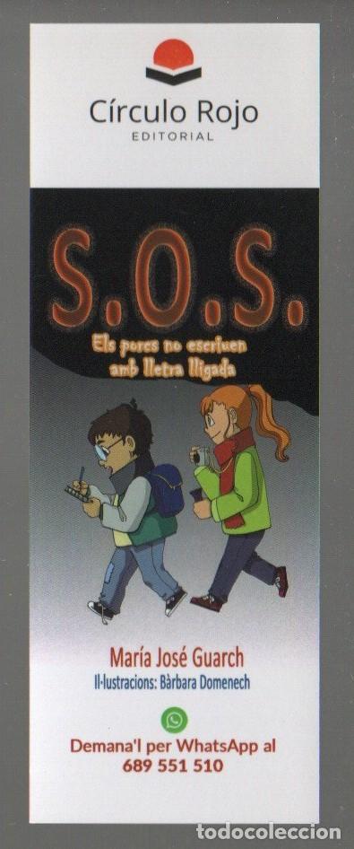 Coleccionismo Marcap&aacute;ginas: MARCAPAGINAS, S. O. S. ELS PORCS NO ESCRIUEN AMB LLETRA LLIGADA. EDITORIAL CIRCULO ROJO.