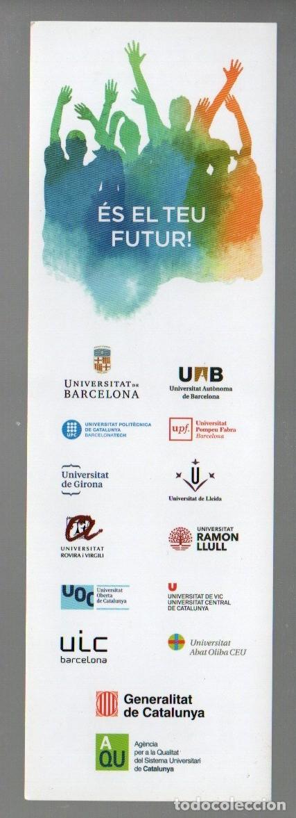 Coleccionismo marcap&aacute;ginas: MARCAPAGINAS, EUC - ESTUDIS UNIVERSITARIS A CATALUNYA. - Foto 2