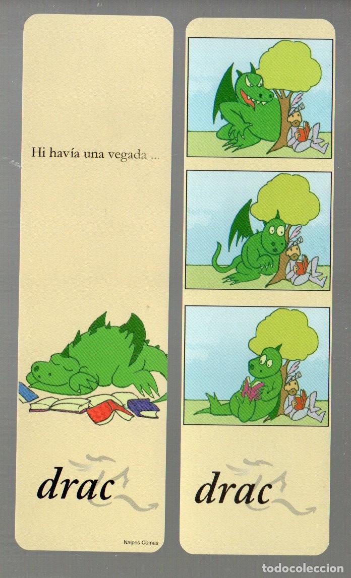 Collectables Bookmark: MARCAPAGINAS, NAIPES COMAS. HI HAV&Iacute;A UNA VEGADA... DRAC.