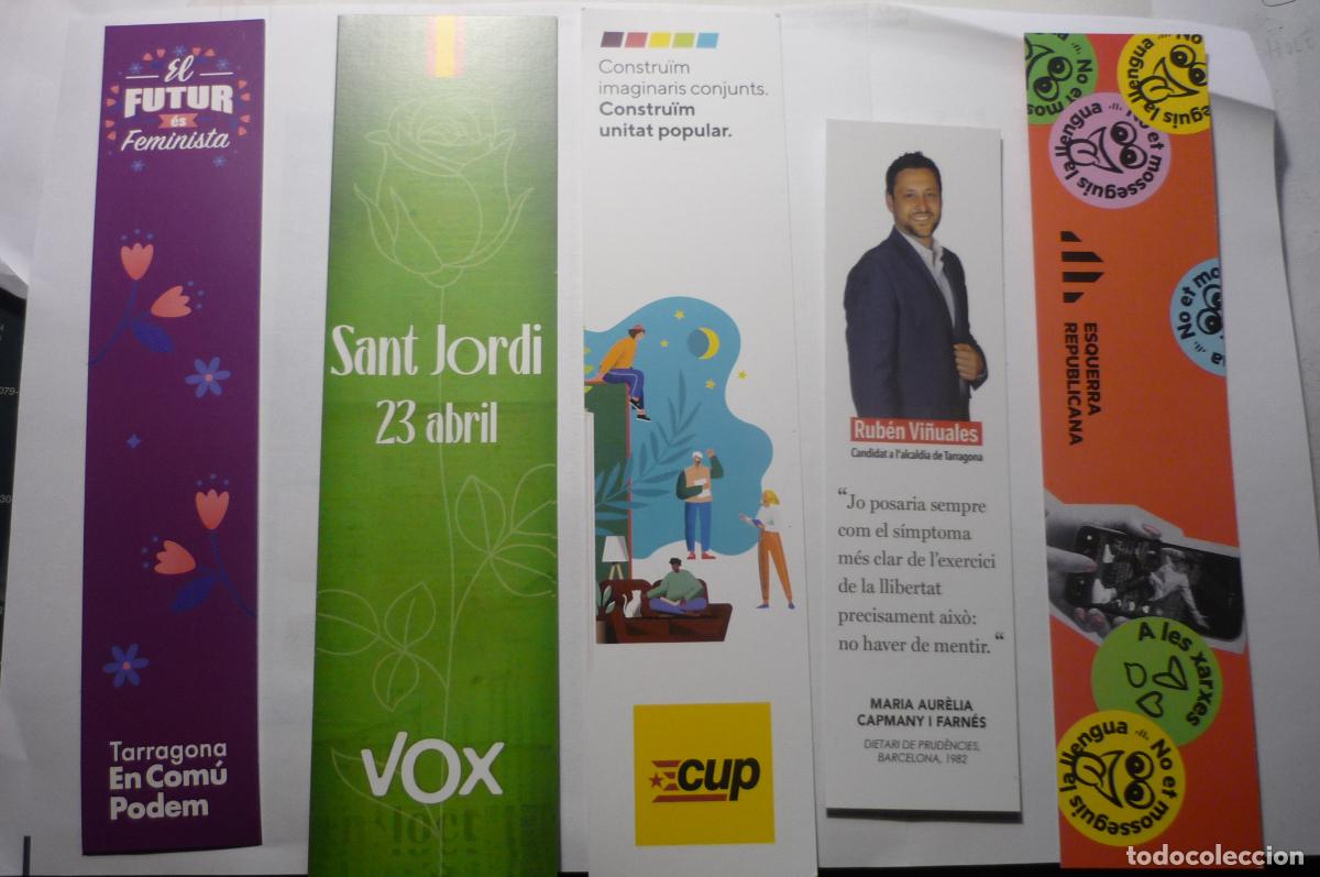 Collectionnisme Marque-pages: LOTE MARCAPAGINAS PARTIDOS POLITICOS