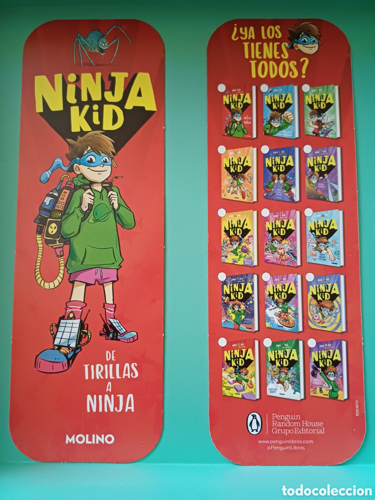 Coleccionismo marcap&aacute;ginas: Marcap&aacute;ginas Ninja Kid De tirillas a Ninja - Foto 1