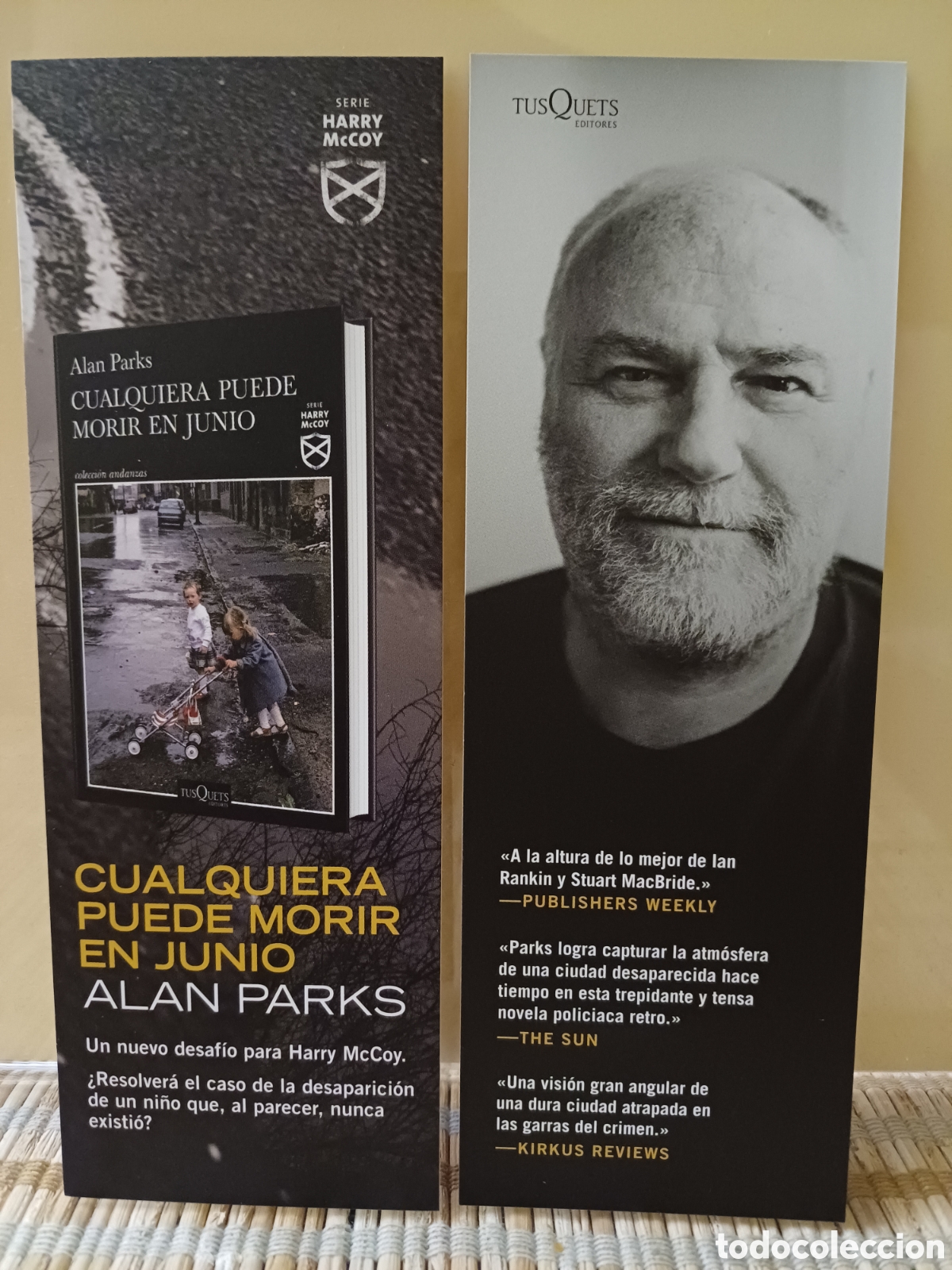 Coleccionismo marcap&aacute;ginas: Marcap&aacute;ginas Cualquiera puede morir en junio - Foto 1