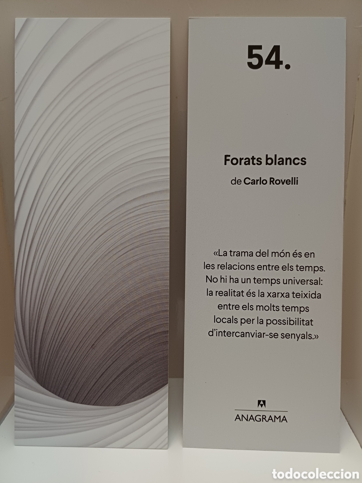 Sammeln von Lesezeichen: Marcap&aacute;ginas Forats Blancs Anagrama 54