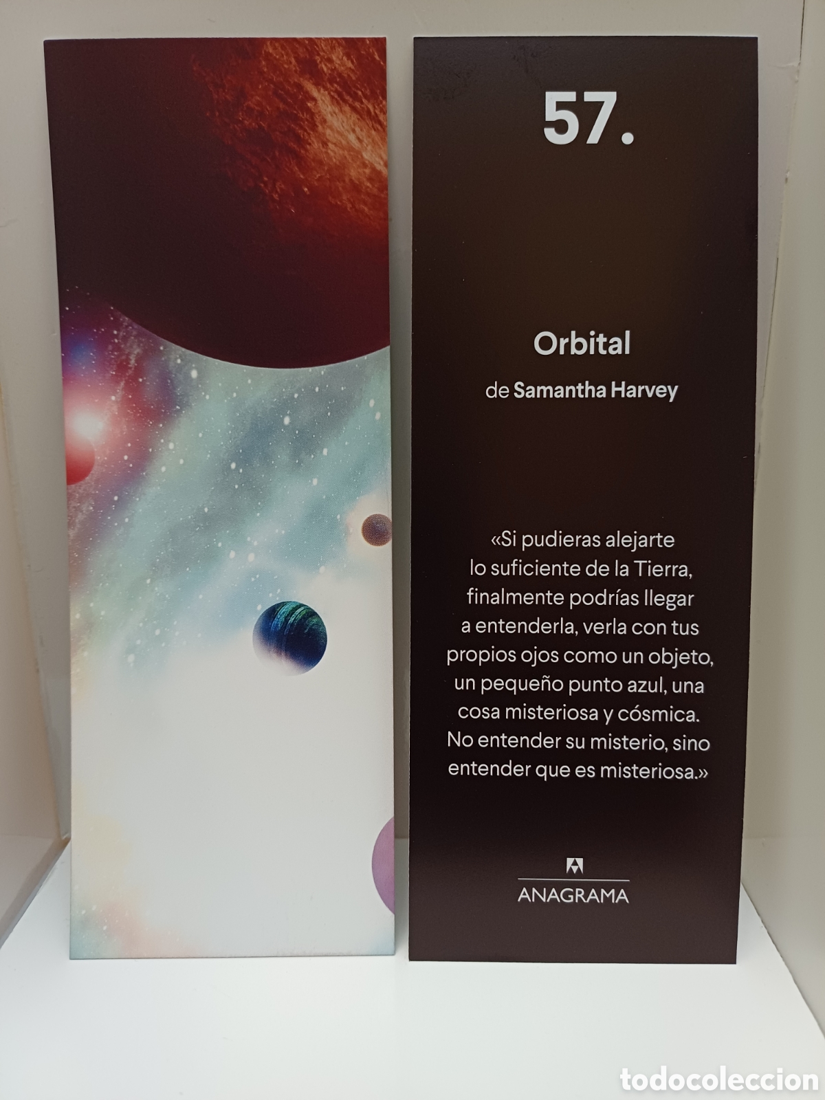 Sammeln von Lesezeichen: Marcap&aacute;ginas Orbital Anagrama 57