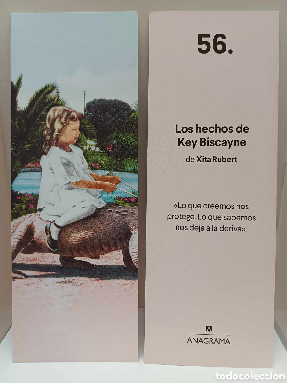 Sammeln von Lesezeichen: Marcap&aacute;ginas Los hechos de key Biscayne Anagrama 56