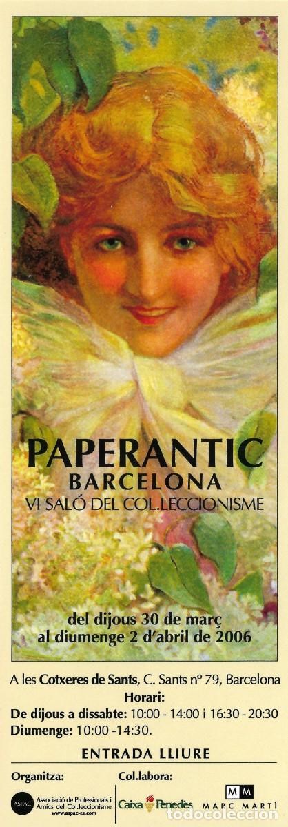 Coleccionismo Marcap&aacute;ginas: PUNTO DE LIBRO DE PAPER ANTIC DE BARCELONA VI SALON DEL COLECCIONISMO