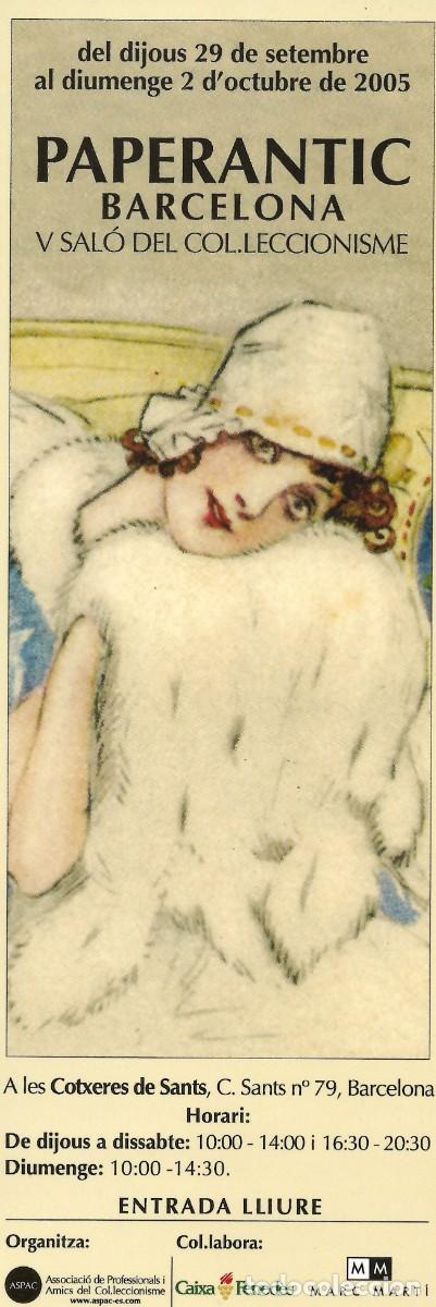 Coleccionismo Marcap&aacute;ginas: PUNTO DE LIBRO DE PAPERANTIC DEDICADO AL V SALON DEL COLECCIONISMO