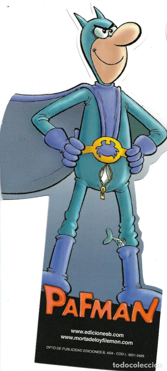 Coleccionismo marcap&aacute;ginas: PUNTO DE LIBRO DEDICADO AL PERSONAJE DE COMIC PAFMAN - Foto 1