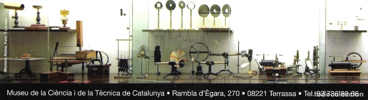 Coleccionismo marcap&aacute;ginas: PUNTO DE LIBRO DEL MUSEO DE LA CIENCIA DE CATALU&Ntilde;A - Foto 1