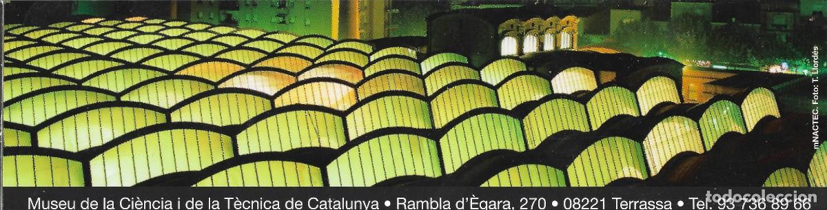 Coleccionismo Marcap&aacute;ginas: PUNTO DE LIBRO DEDICADO AL MUSEO DE LA CIENCIA DE TERRASSA