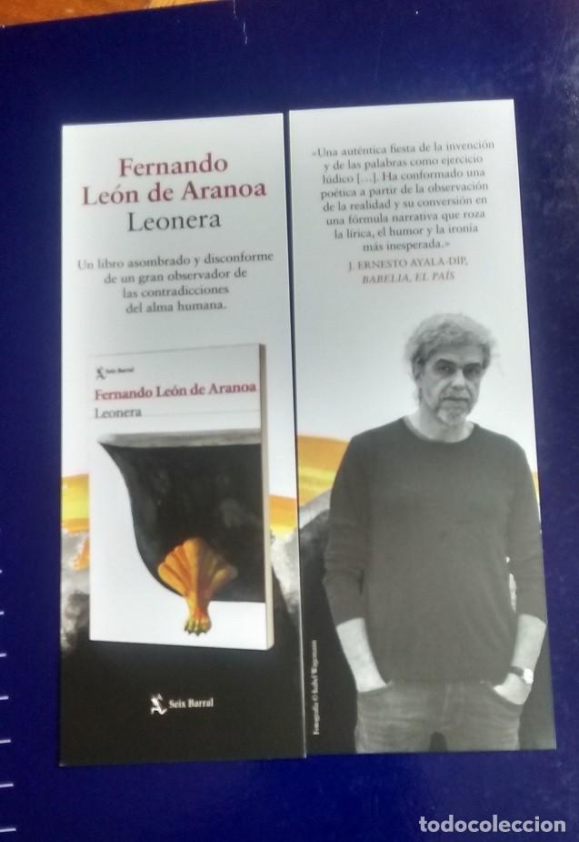 Coleccionismo marcap&aacute;ginas: marcap&aacute;ginas leonera, editorial Seix Barral - Foto 1