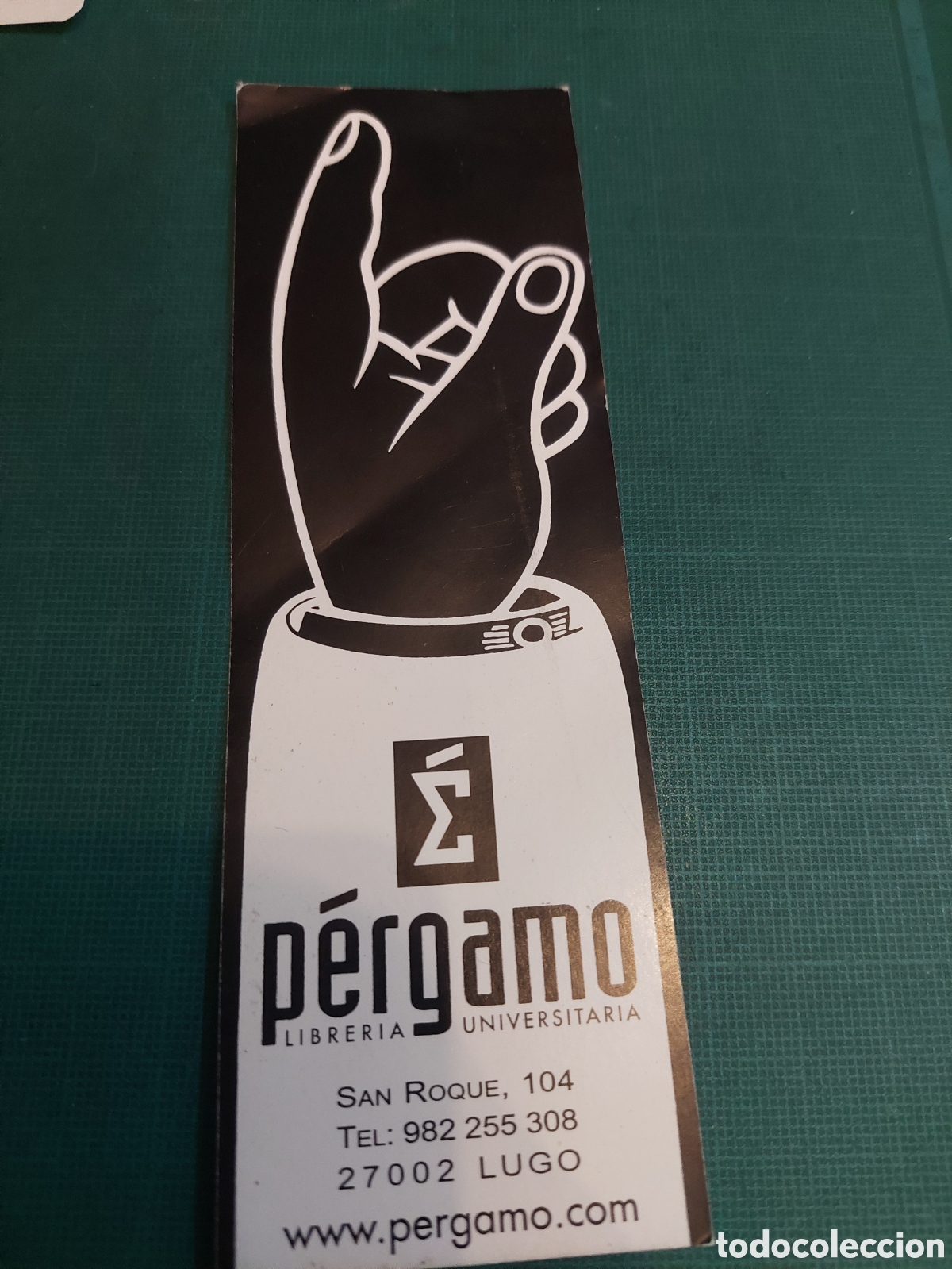 Coleccionismo Marcap&aacute;ginas: VER MIS LOTES MARCAPAGINAS PERGAMO Lugo librer&iacute;a o almac&eacute;n do colisevm lugo