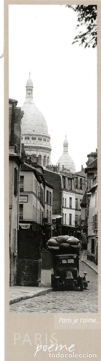 Coleccionismo Marcap&aacute;ginas: PUNTO DE LIBRO DEDICADO A MONTMARTRE, DE PARIS, BLANCO Y NEGRO