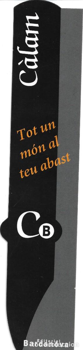 Coleccionismo marcap&aacute;ginas: PUNTO DE LIBRO DE C&Agrave;LAM DE LA EDITORIAL BARCANOVA - Foto 1