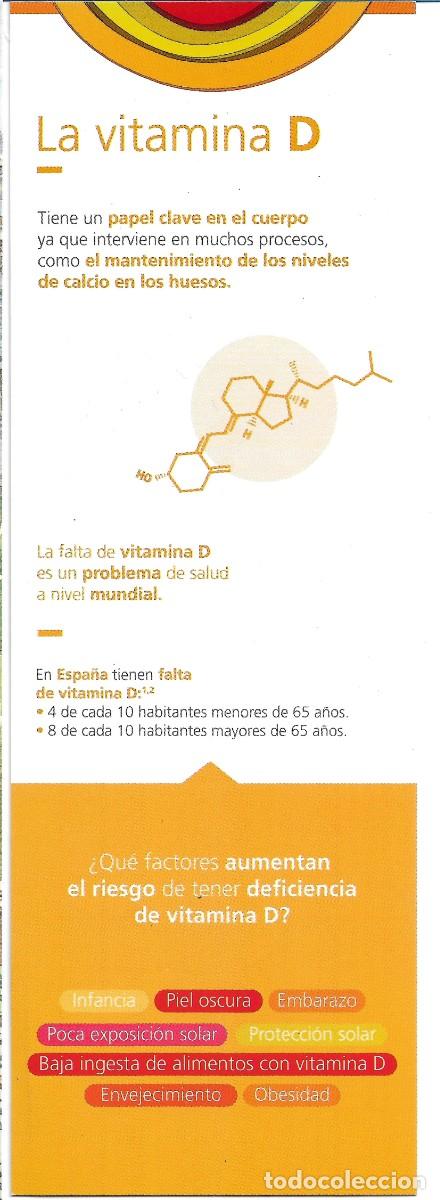 Coleccionismo Marcap&aacute;ginas: PUNTO DE LIBRO DEDICADO A LA VITAMINA D