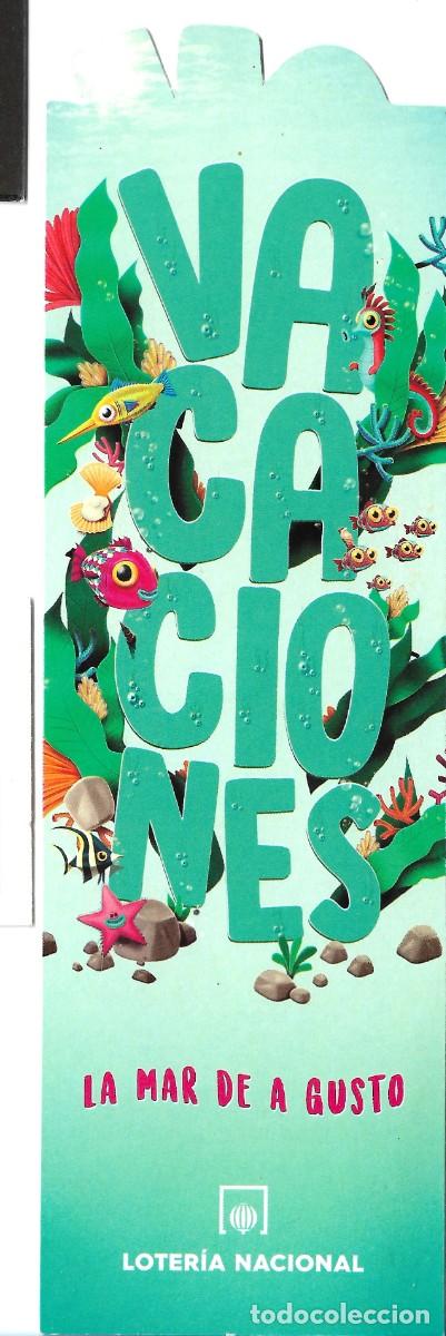 Coleccionismo Marcap&aacute;ginas: PUNTO DE LIBRO DE LOTERIA NACIONAL DEDICADO A LAS VACACIONES