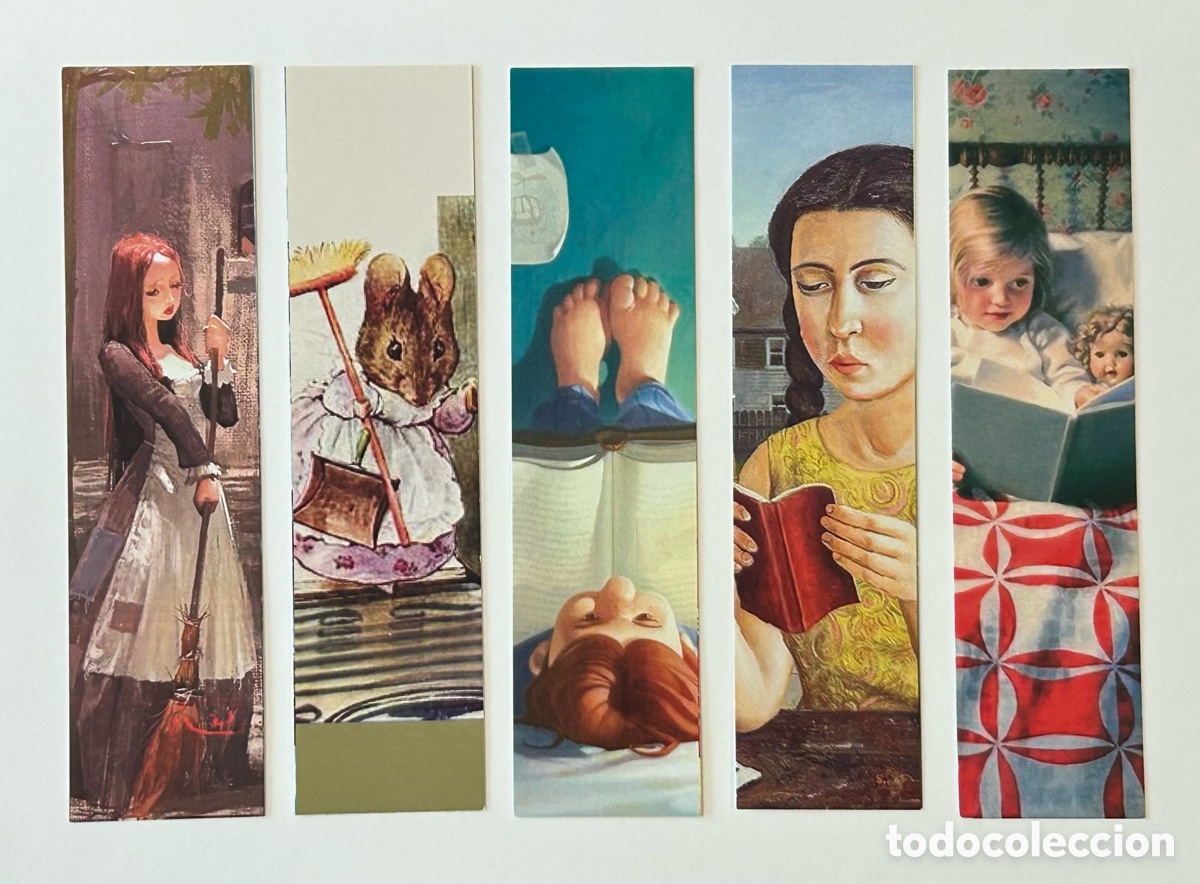 Coleccionismo Marcap&aacute;ginas: LOTE 10 MARCAP&Aacute;GINAS/PUNTO DE LIBRO LECTURA FOLLAS NOVAS. SERIE CUENTOS LIBROS INFANTILES