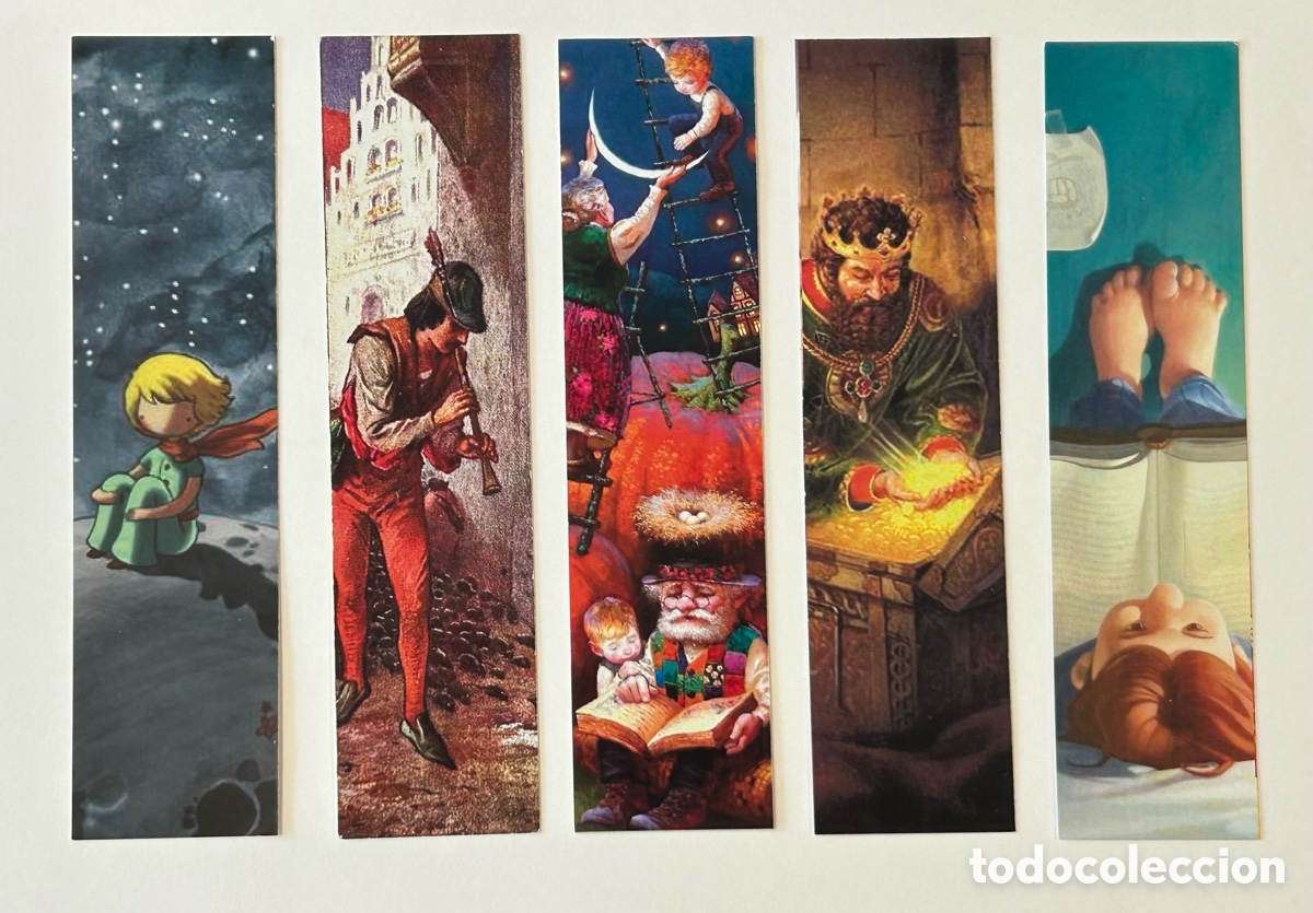 Coleccionismo Marcap&aacute;ginas: LOTE 10 MARCAP&Aacute;GINAS/PUNTO DE LIBRO LECTURA FOLLAS NOVAS. SERIE CUENTOS LIBROS INFANTILES