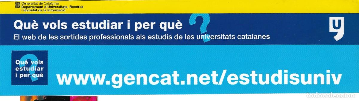 Coleccionismo Marcap&aacute;ginas: PUNTO DE LIBRO DEDICADO A LA ORIENTACION A LOS ESTUDIANTES UNIVERSITARIOS