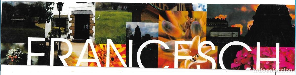 Coleccionismo Marcap&aacute;ginas: PUNTO DE LIBRO DEDICADO A FRANCESCH, BIBLIOTECA DE MALGRAT DE MAR, LA COOPERATIVA