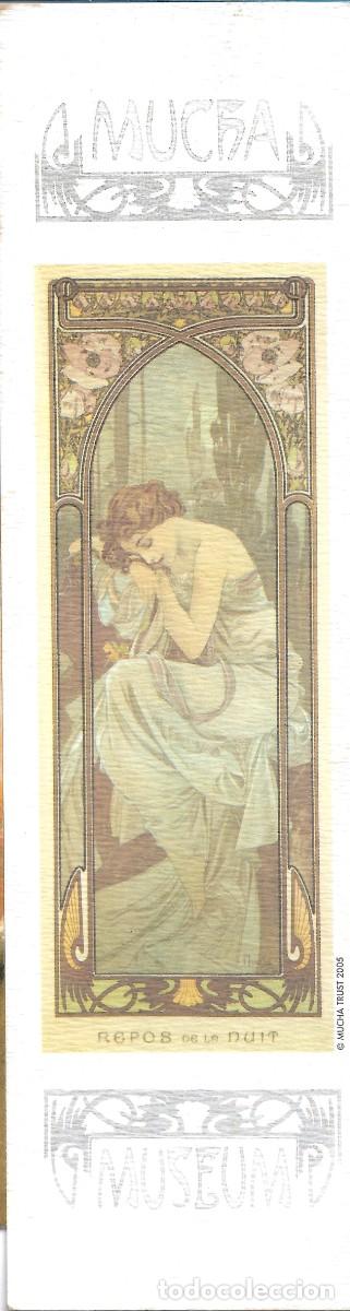 Collectables Bookmark: PUNTO DE LIBRO DEL MUCKA MUSEO, EL DESCANSO DE LA NOCHE, REPRODUCCION DE UNA LITOGRAFIA