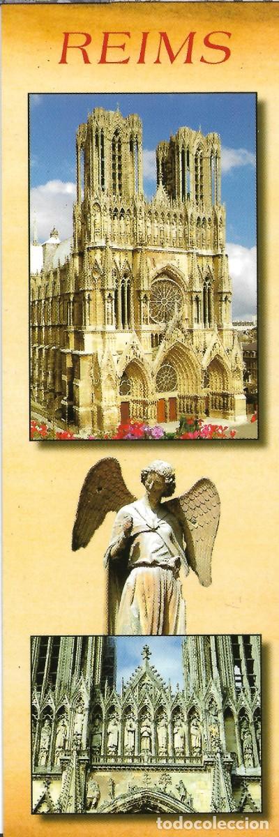 Coleccionismo Marcap&aacute;ginas: PUNTO DE LIBRO QUE PROMOCIONA LA CATEDRAL DE REIMS, EN FRANCIA