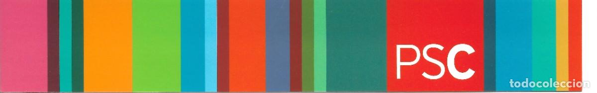 Coleccionismo Marcap&aacute;ginas: PUNTO DE LIBRO MUY COLORIDO DISE&Ntilde;ADO PARA PROMOCIONAR AL PARTIDO PSC