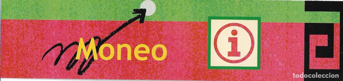 Coleccionismo Marcap&aacute;ginas: PUNTO DE LIBRO PARA PROMOCIONAR MONEO, UN PROGRAMA DE EDUCACION FAMILIAR