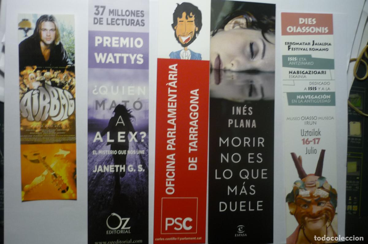 Coleccionismo Marcap&aacute;ginas: lote variado de marcapaginas