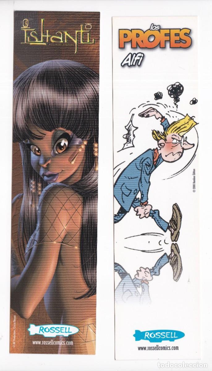 Coleccionismo Marcap&aacute;ginas: Marcapaginas editorial Rossell Comic Ishanti por las dos caras