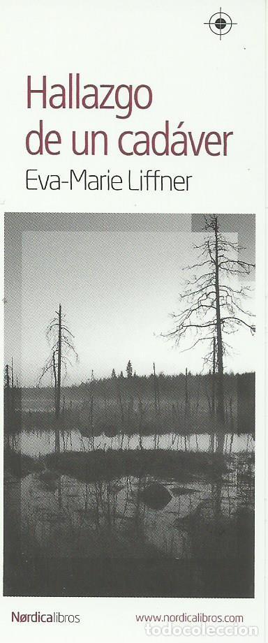 Coleccionismo Marcap&aacute;ginas: Marcapaginas editorial Nordica Hallazgo de un cad&aacute;ver