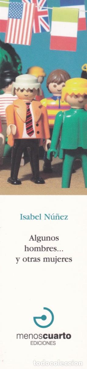Coleccionismo Marcap&aacute;ginas: Marcapaginas editorial Menos cuarto Algunos hombres y otros mujeres