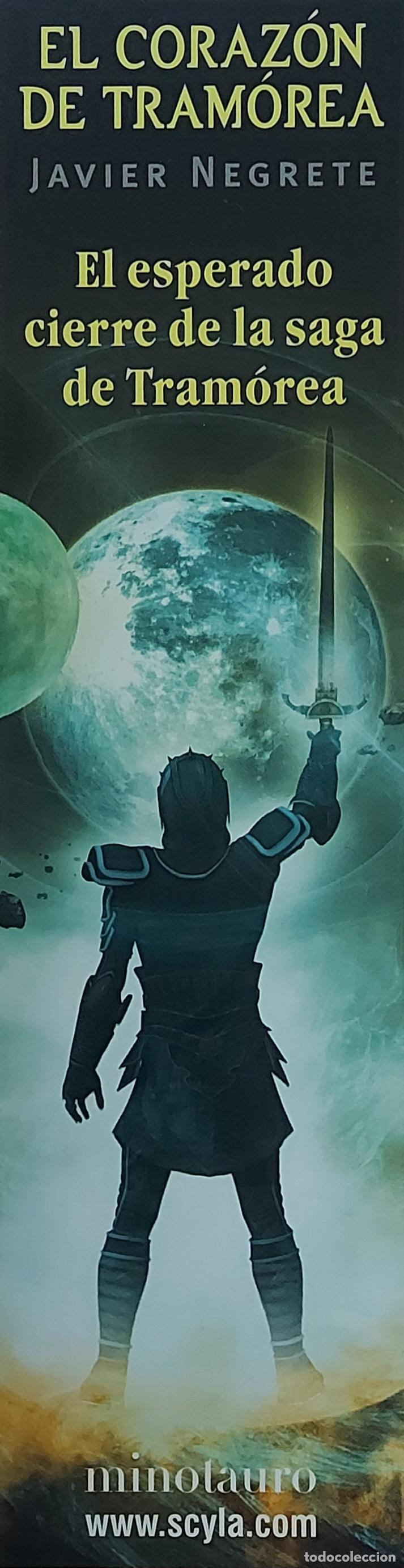 Coleccionismo Marcap&aacute;ginas: MARCAPAGINAS - MINOTAURO - EL CORAZON DE TRAMOREA - JAVIER NEGRETE