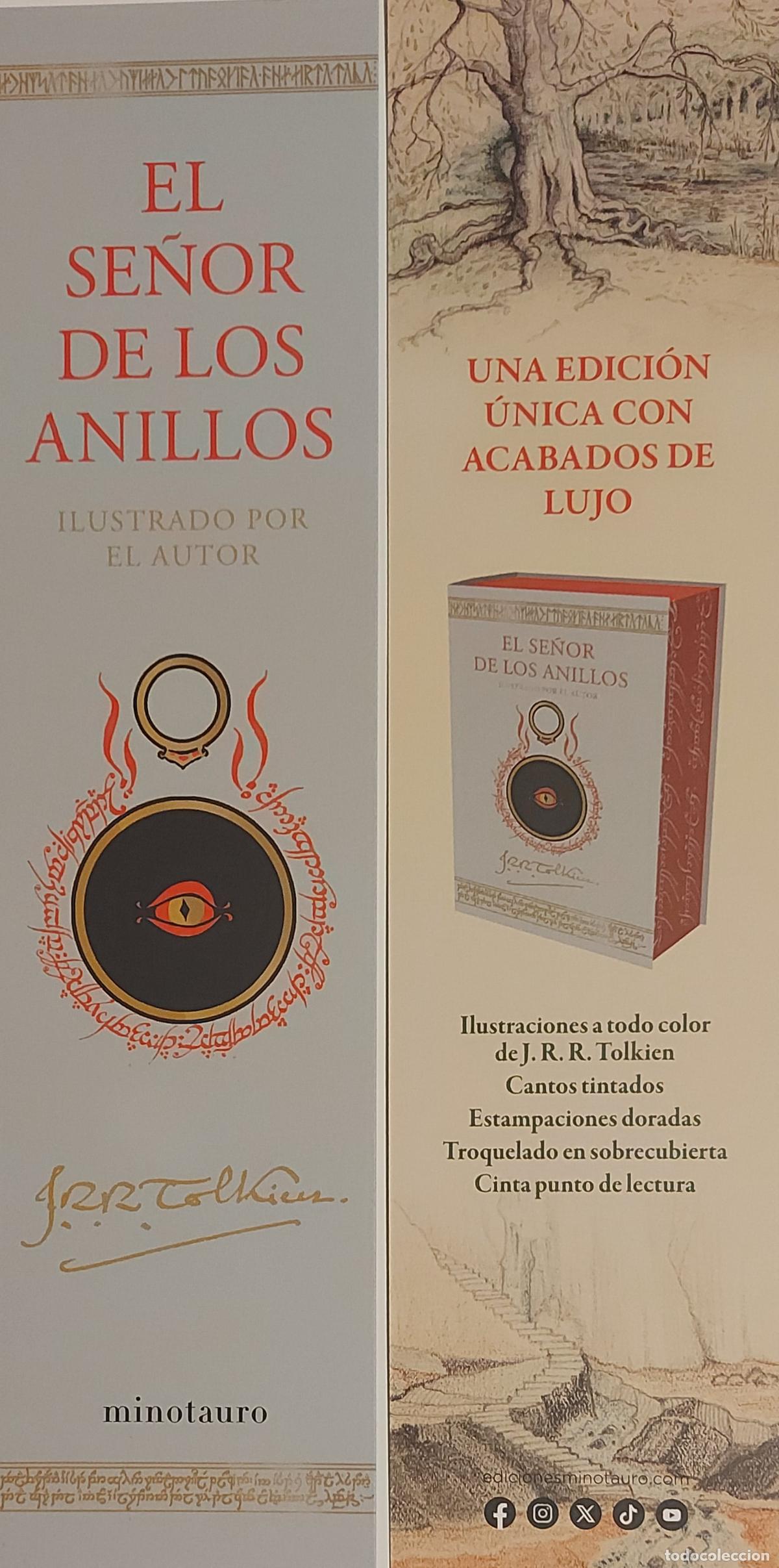 Coleccionismo marcap&aacute;ginas: MARCAPAGINAS - MINOTAURO - EL SE&Ntilde;OR DE LOS ANILLOS - J.R.R. TOLKIEN