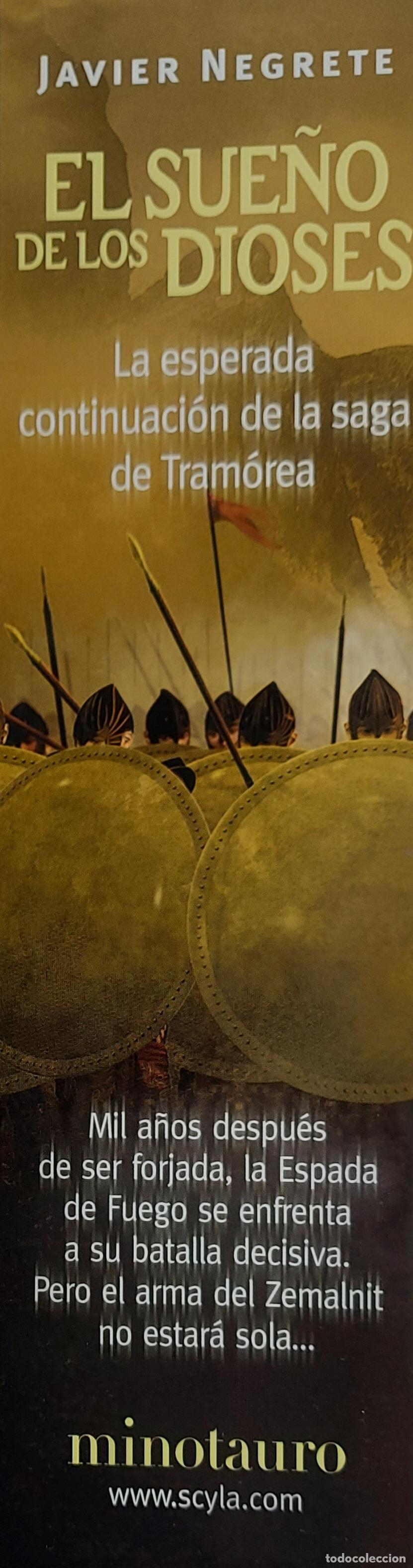 Coleccionismo Marcap&aacute;ginas: MARCAPAGINAS - MINOTAURO - EL SUE&Ntilde;O DE LOS DIOSES - JAVIER NEGRETE