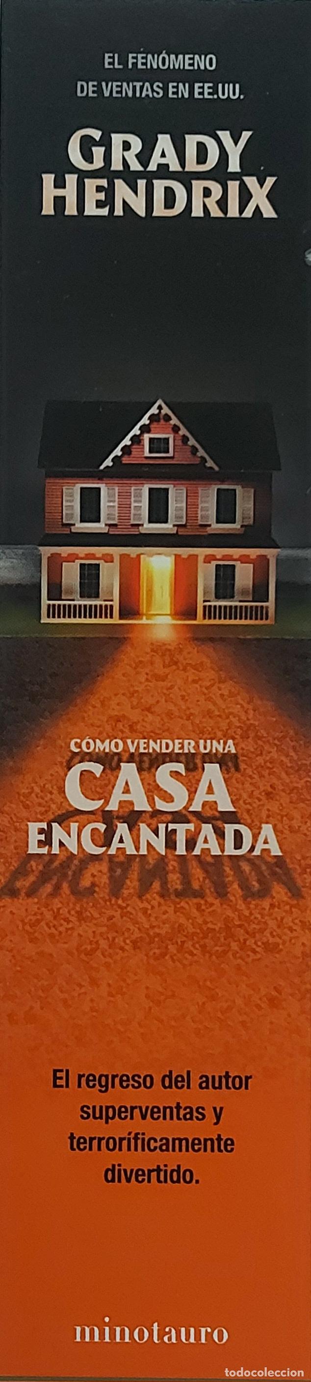 Coleccionismo Marcap&aacute;ginas: MARCAPAGINAS - MINOTAURO - COMO VENDER UNA CASA ENCANTADA - GRADY HENDRIX