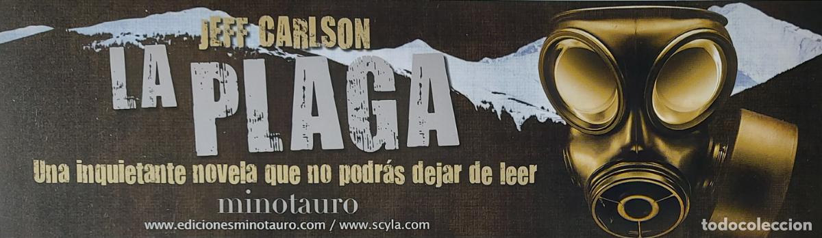 Coleccionismo Marcap&aacute;ginas: MARCAPAGINAS - MINOTAURO - LA PLAGA - JEFF CARLSON