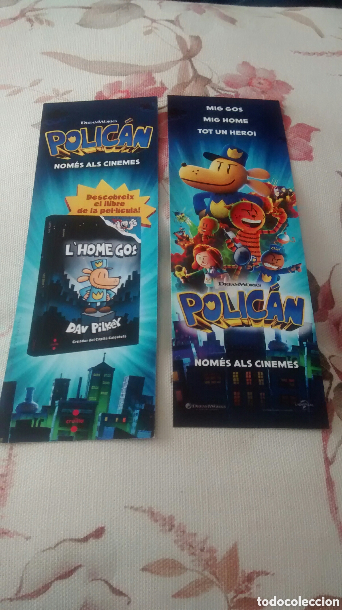Coleccionismo Marcap&aacute;ginas: MARCAPAGINAS POLICAN L&acute;HOME GOS DE DAV PILKER