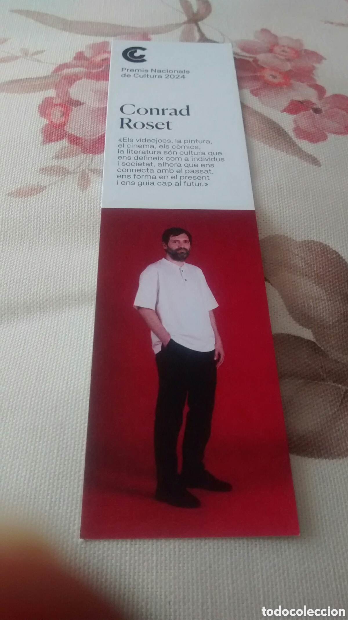 Coleccionismo Marcap&aacute;ginas: MARCAPAGINAS CONRAD ROSET PREMIS NACIONALS DE CULTURA 2024