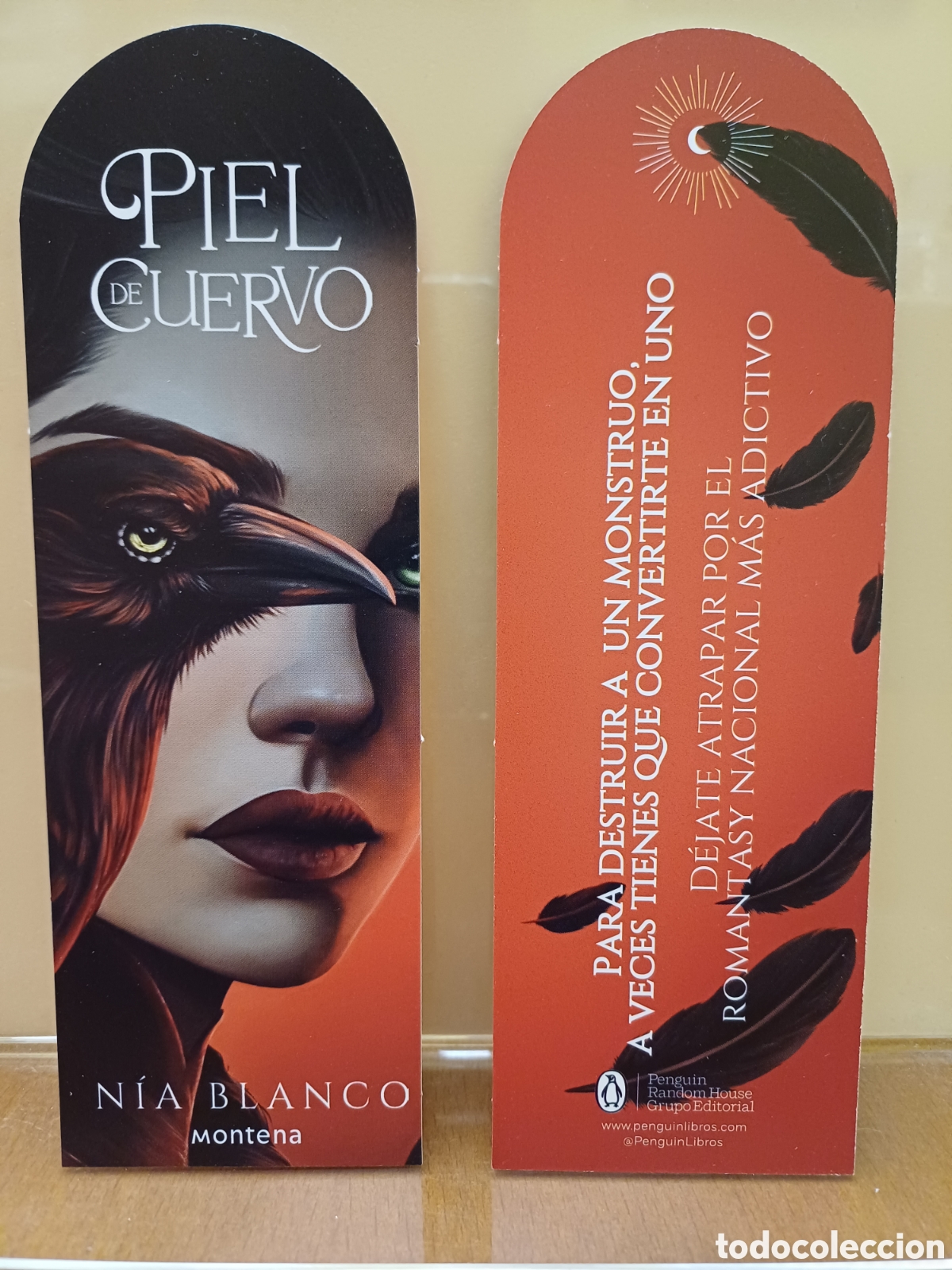 Coleccionismo Marcap&aacute;ginas: Marcap&aacute;ginas Piel de Cuervo