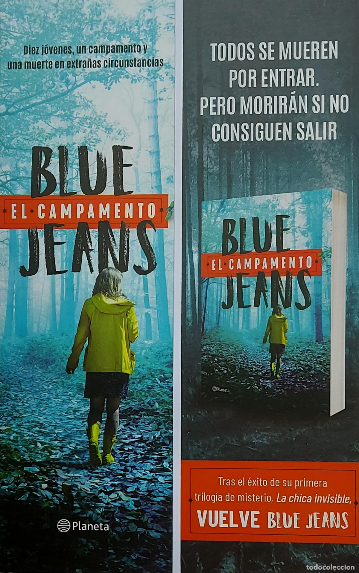 Coleccionismo marcap&aacute;ginas: MARCAPAGINAS - PLANETA - EL CAMPAMENTO - BLUE JEANS - Foto 1