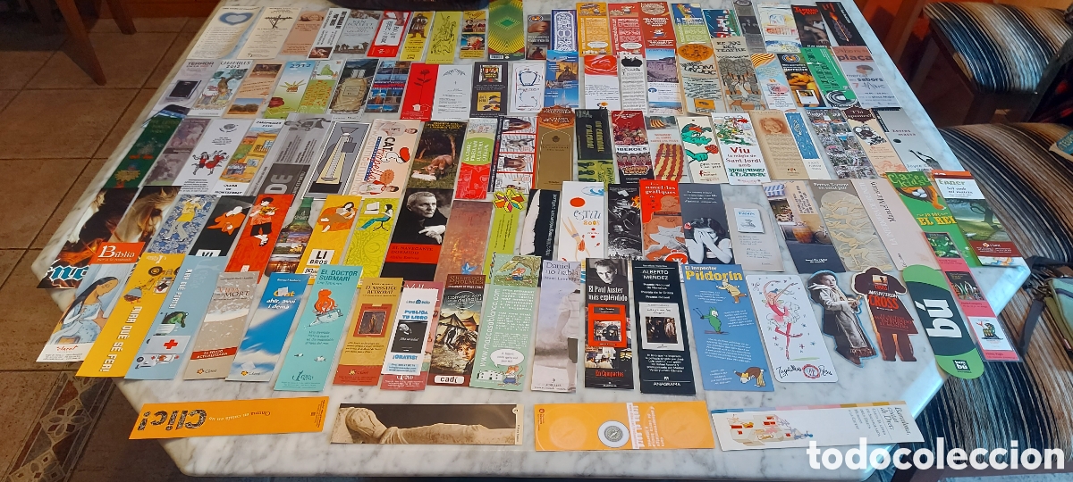 Coleccionismo Marcap&aacute;ginas: LOTE 7 - 100 MARCAPAGINAS TODOS DIFERENTES