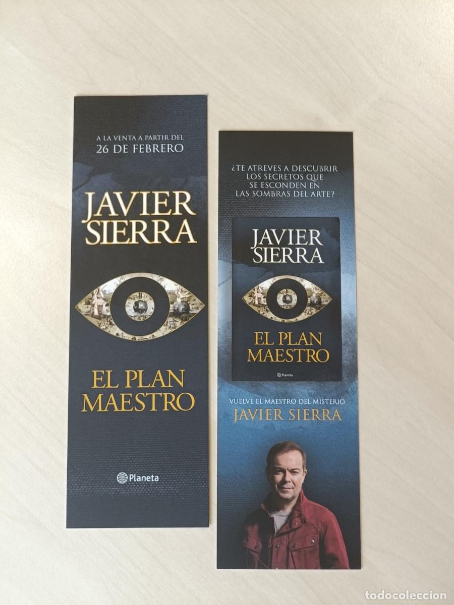 Coleccionismo marcap&aacute;ginas: MARCAP&Aacute;GINAS - PLANETA EDITORIAL - EL PLAN MAESTRO - JAVIER SIERRA - Foto 1