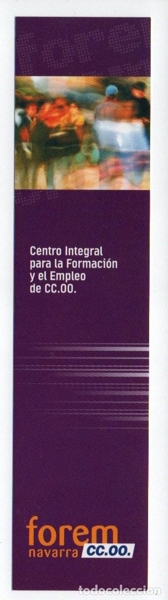 Coleccionismo marcap&aacute;ginas: MARCAPAGINAS, FOREM NAVARRA... CC.OO. COMISIONES OBRERAS - Foto 1