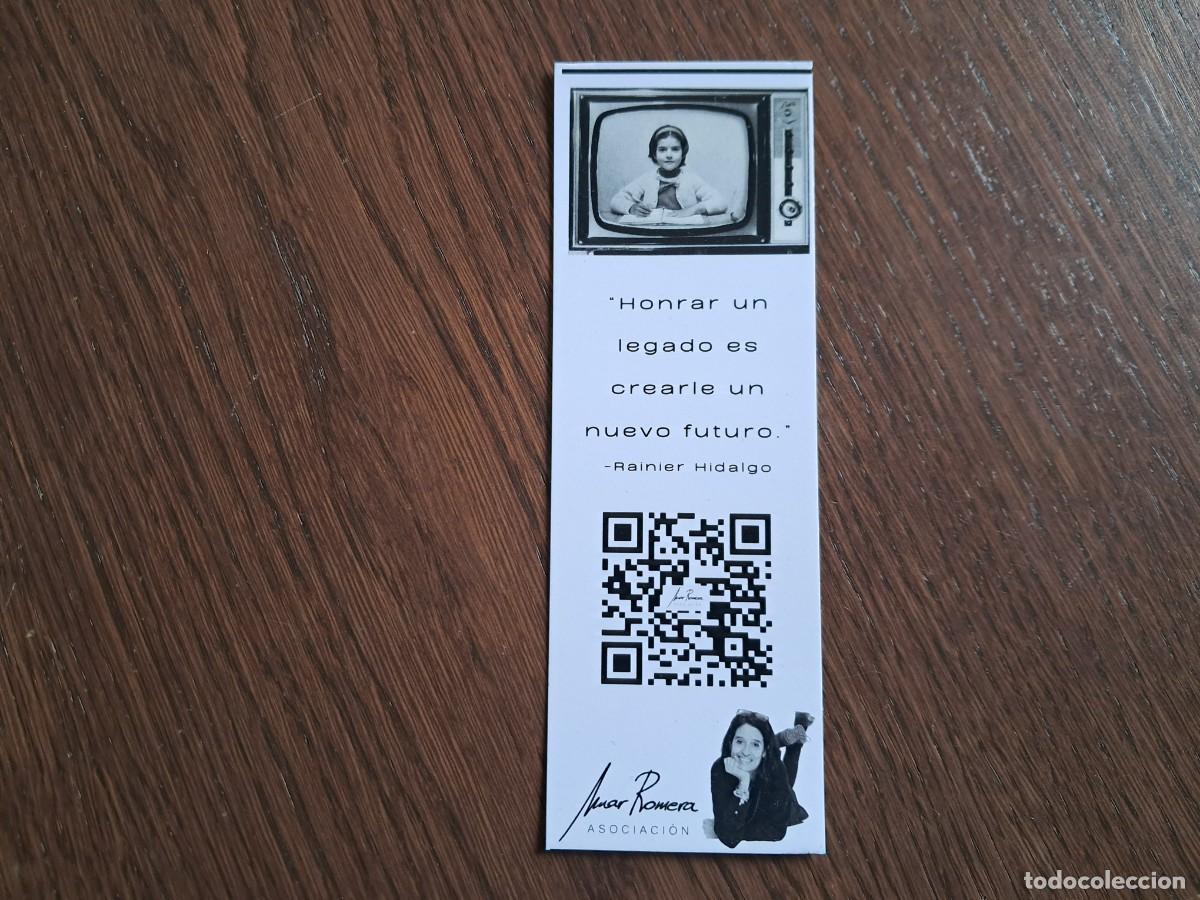 Collectionnisme Marque-pages: marcap&aacute;ginas, punto de libro, Asociaci&oacute;n Mar Romera, Honrar un legado es crearle...Rainier Hidalgo.