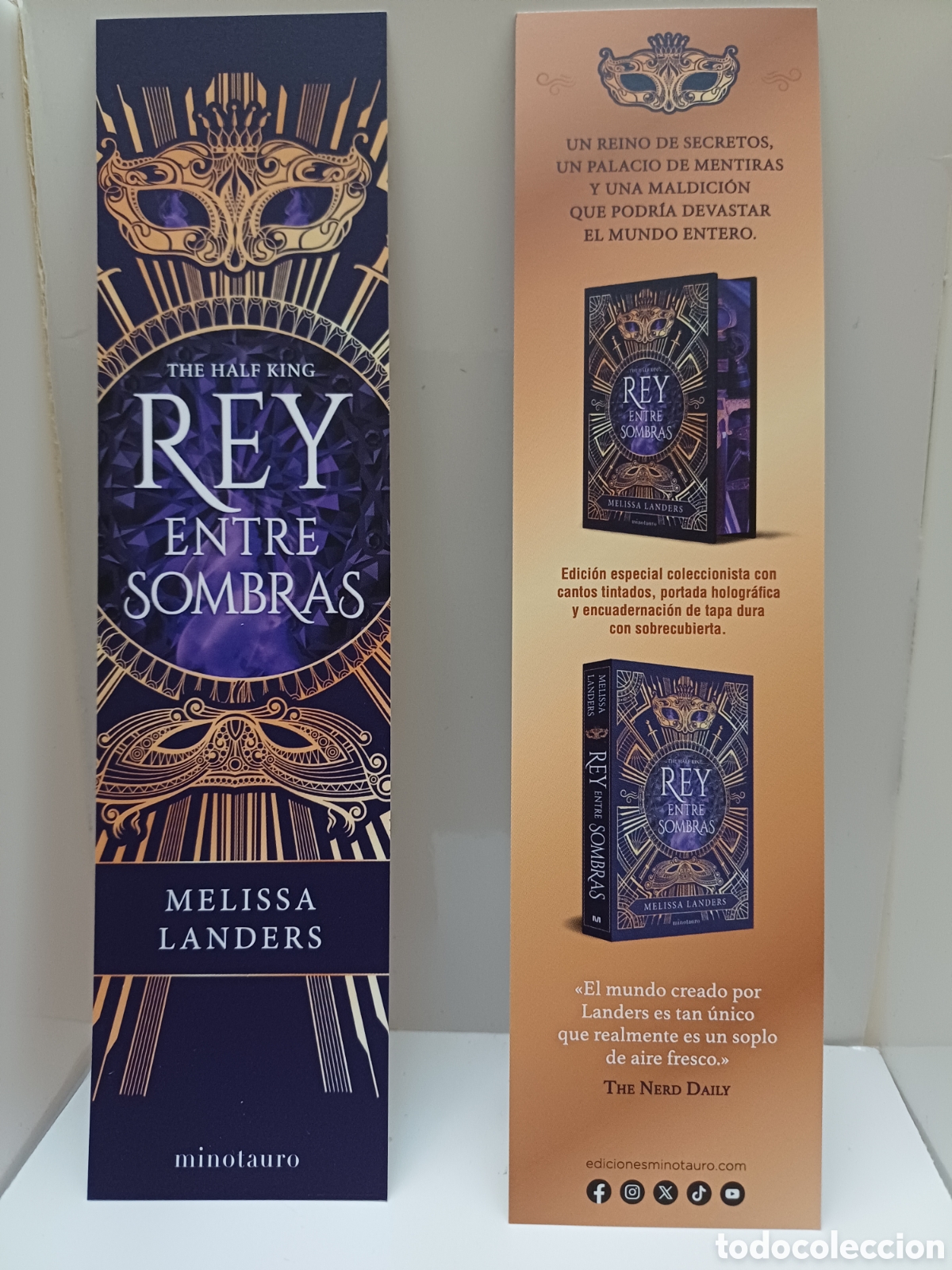 Coleccionismo marcap&aacute;ginas: Marcap&aacute;ginas Rey entre sombras - Foto 1