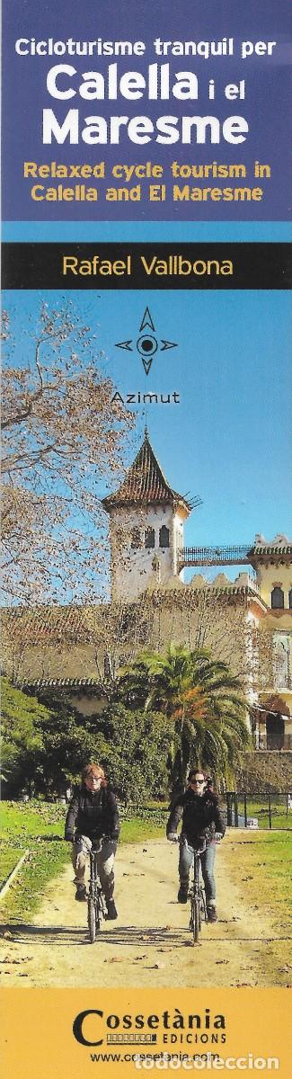 Collectionnisme Marque-pages: PUNTO DE LIBRO PROMOCIONANDO EL CICLOTURISMO POR CALELLA Y MARESME