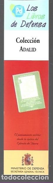 Coleccionismo marcap&aacute;ginas: MARCAP&Aacute;GINAS EDICI&Oacute;N DE MINISTERIO DE DEFENSA TITULO LOS LIBROS DE DEFENSA - Foto 1