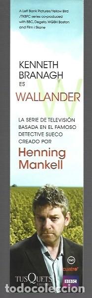 Coleccionismo marcap&aacute;ginas: MARCAP&Aacute;GINAS EDICI&Oacute;N DE TUS QUETS WALLANDER - Foto 1