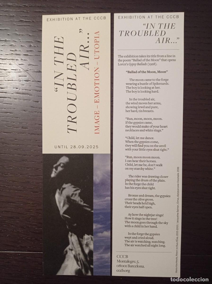 Coleccionismo Marcap&aacute;ginas: MARCAP&Aacute;GINAS. CCCB. CENTRE DE CULTURA CONTEMPORANIA DE BARCELONA. IN THE TROUBLED AIR...